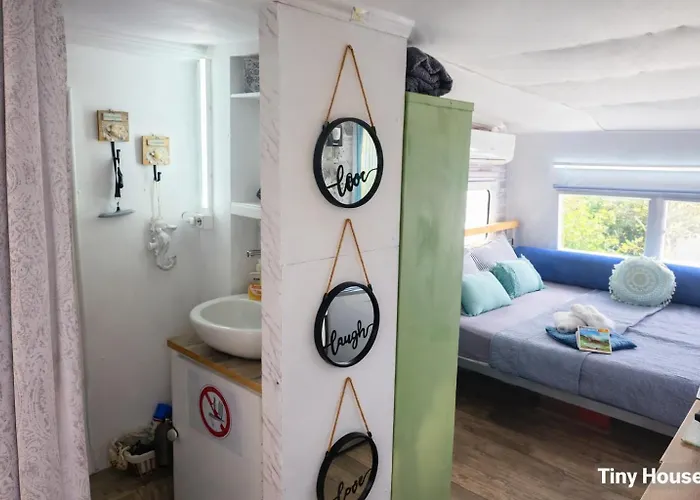 Dream Tiny House & Luxury Tent, 6 Km From Center Chania Nyaraló