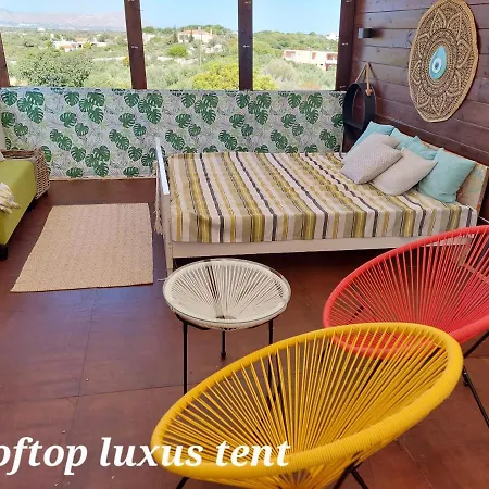 Dream Tiny House Or Luxus Tent With Pool Prázdninový dům *