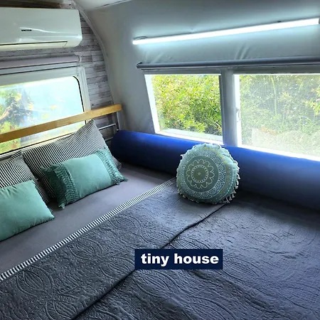 Dream Tiny House Or Luxus Tent With Pool Prázdninový dům *